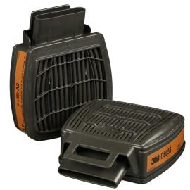 3M anglinis filtras A2 Secure Click/32  D8055 (kompl.-2vnt)